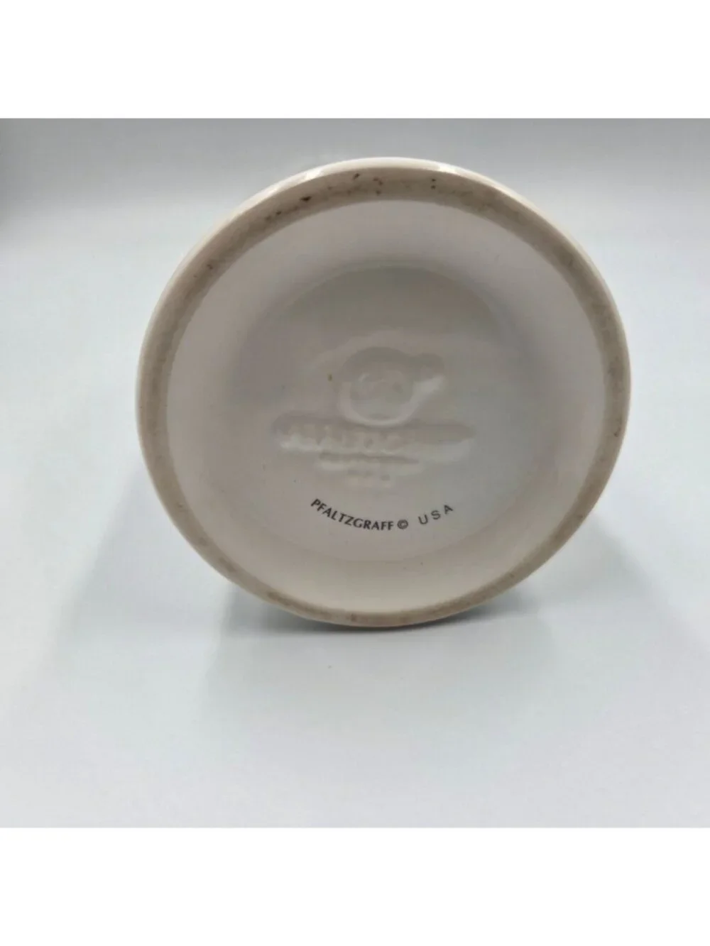 Pfaltzgraff April Mustard Pump Dispenser Condiment Serving Picnic